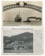 Postcards: SHIPPING: A diverse range with many American, British, Dutch, German, Indian, Italian, etc. warships, steamships, cargo ships,&nbsp;and cruise liners, including a comprehensive series of SS Cleveland cards issued by the Hamburg America line, as well
