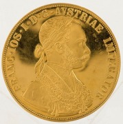 Austria - Coins: 4 Ducat Franz Josef, Gold 1915 restrike, aUnc. - 2