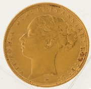 1886 Sovereign, Young head, St. George reverse, Melbourne, VF+ - 2