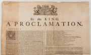 Great Britain - Coins: "By the KING, A PROCLAMATION. George R..... "....That, in the First Place, it is proper that all Guineas, weighing less than Five Pennyweights, Eight Grains; and all Half-guineas, weighing less than Two Pennyweights, Sixteen Grains; - 2