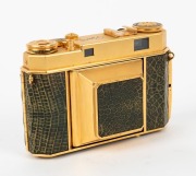 KODAK: Gold-plated Retina IIa&nbsp;rangefinder camera with snakeskin body, circa 1952, with Retina-Xenon 50mm f2 lens [#2938383] and&nbsp;Synchro-Compur&nbsp;shutter. - 2