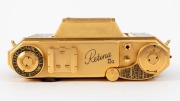 KODAK: Gold-plated Retina IIa&nbsp;rangefinder camera with snakeskin body, circa 1952, with Retina-Xenon 50mm f2 lens [#2938383] and&nbsp;Synchro-Compur&nbsp;shutter. - 5