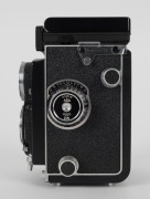 FRANKE & HEIDECKE: Black-body Rolleicord&nbsp;Vb&nbsp;TLR&nbsp;camera, circa 1973,&nbsp;with Xenar&nbsp;75mm f3.5 lens [#11271433] and&nbsp;Synchro-Compur&nbsp;X shutter, with lens cap. - 5