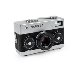 FRANKE & HEIDECKE: German-made Rollei 35 compact camera, circa 1967, with Tessar 40mm f3.5 lens [#4888026].