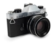 FRANKE & HEIDECKE: Circa 1975&nbsp;Rolleiflex&nbsp;SL350 SLR&nbsp;camera [#4503283] with Planar 50mm f1.8 lens [#1048748 SL] and front lens cap.
