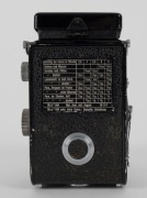 FRANKE & HEIDECKE: Rolleiflex 4x4 Sport 'Baby' TLR camera [#642259], circa 1938, with Tessar 60mm f2.8 lens [#2096981] and Compur-Rapid shutter, with metal lens hood. - 5