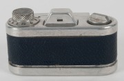 KAMERA WERKST&Auml;TTEN&nbsp;(MUNICH): Rare Jolly subminiature camera, circa 1950, in blue leatherette, with four original rollfilm spools, of which two are fitted inside the&nbsp;camera body. One of the earliest&nbsp;small cameras to be produced in post-war Germany. - 3