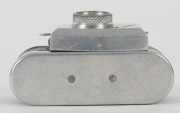 KAMERA WERKST&Auml;TTEN&nbsp;(MUNICH): Rare Jolly subminiature camera, circa 1950, in blue leatherette, with four original rollfilm spools, of which two are fitted inside the&nbsp;camera body. One of the earliest&nbsp;small cameras to be produced in post-war Germany. - 5