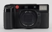 LEITZ: Leica AF-C1 point-and-shoot camera [#40106171], circa 1989, with original 'Red Dot' soft case and neck strap. - 3