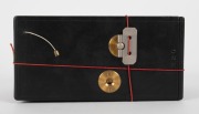 KODAK: Display replica of the Kodak No.1, produced in 1988 to commemorate the 100th anniversary of the original Kodak camera. Presented in maker's box with leather case, instruction booklet, and other related written material, this example is number 320 o - 4