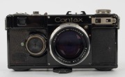 ZEISS IKON: Contax Ie rangefinder camera [#Y.16588], circa 1934, with Sonnar 50mm f1.5 lens [#1440086]. - 2