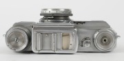 ZEISS IKON: Circa 1938 Contax III rangefinder camera [#G11811] with German eagle, 'M' (marine), and 'ARTL.' (artillery) engravings. Also featuring a rare Sonnar 50mm f2 lens [#2587382] construction with alloy aperture ring. Produced in extremely small qua - 4