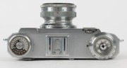 ZEISS IKON: First model Contax IIa 563/24 rangefinder camera [#S.27718], circa 1950, with Sonnar 50mm f1.5 lens [#3088625]. - 4