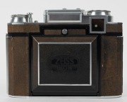 ZEISS IKON: Super Ikonta BX 533/16 horizontal-folding camera [#O 34764], circa 1952, with Opton Tessar 80mm f2.8 lens [#649438] and Synchro-Compur shutter. - 6