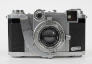 ZEISS IKON: Tenax II 580/27 rangefinder camera [#J.90159], circa 1938, with Sonnar 40mm f2 lens and chain strap. - 2