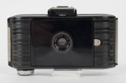 KODAK: Two black Bakelite folding cameras - one circa 1935 Jiffy Kodak Vest Pocket, and one circa 1938 Bantam [#67 817] with 53mm f6.3 lens. (2 cameras) - 3