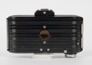 KODAK: Two black Bakelite folding cameras - one circa 1935 Jiffy Kodak Vest Pocket, and one circa 1938 Bantam [#67 817] with 53mm f6.3 lens. (2 cameras) - 4