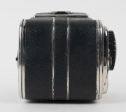 BRONICA: Bronica D SLR camera [#ACB23000], circa 1958, with Zenzanon 100mm f2.8 lens [#1544451], together with metal front lens cap. The first Bronica camera product. - 5