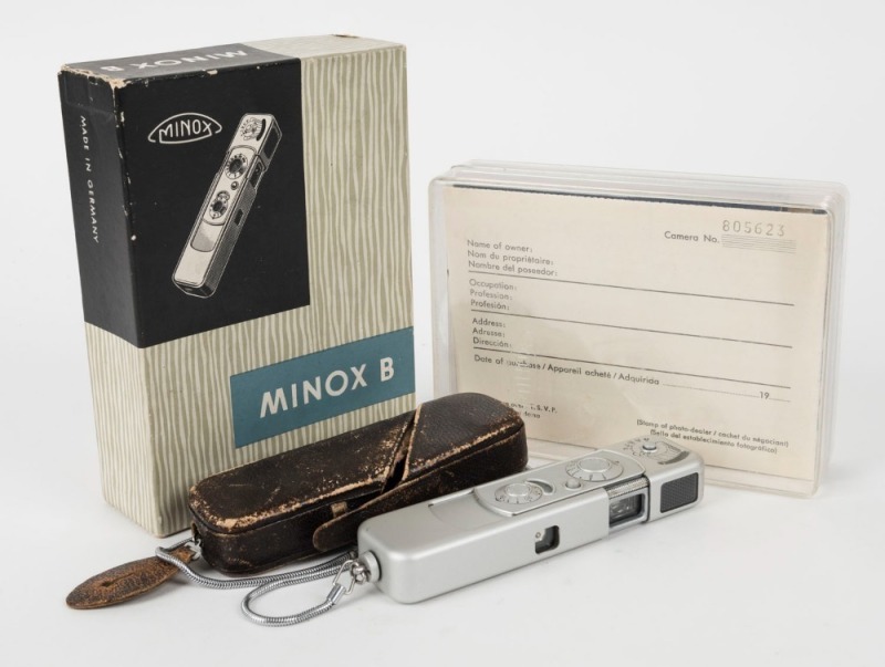 MINOX: Chrome-body Minox B subminiature camera [#942 506], circa 1964 ...