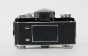 IHAGEE: Exakta VX IIa SLR camera [#887062], circa 1958, with Biotar&nbsp;58mm f2 lens [#4687123].&nbsp;'U.S.S.R. Occupied' stamped onto body beside viewfinder. - 3
