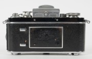 IHAGEE: Pre-war Kine Exakta I&nbsp;SLR camera [#608990], circa 1940, with Biotar&nbsp;58mm f2 lens [#2585067] and spirit level attachment. - 4