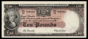 TEN&nbsp;POUNDS,&nbsp;(R.63F) Coombs/Wilson, Reserve Bank (1960) WA/28 728332 first serial prefix.&nbsp;Uncirculated and rare.