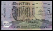 FIVE DOLLARS,&nbsp;Fraser/Cole (1992) Last Prefix AB19712341/42 (R.214L) consecutive pair of notes.&nbsp;Uncirculated.&nbsp;(2).