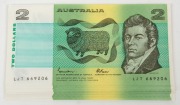 TWO DOLLARS, Johnston/Fraser (1985) (R.89), LJT 669183/206, consecutive run of banknotes, (24), Unc.
