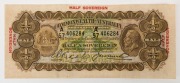 TEN SHILLINGS (HALF SOVEREIGN), Riddle/Heathershaw&nbsp; (R.07)(1928) A/57 406284, Good.