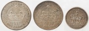 1934-35 Melbourne Centenary florin, plus 1937 and 1938 Crowns. (3) VF/EF.