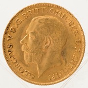 Great Britain - Coins: 1912 Half Sovereign, George V, St. George reverse, EF. - 2