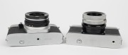 NIPPON KOGAKU: Two Nikkorex SLR cameras - one 1962&nbsp;Nikkorex 35-2 with Nikkor-Q&nbsp;50mm f2.5 lens [#394105], and one 1963 Nikkorex Auto 35 with Nikkor-H&nbsp;48mm f2 lens [#678487] in maker's box with instruction booklet. (2 cameras) - 4
