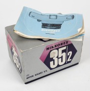 NIPPON KOGAKU: Two Nikkorex SLR cameras - one 1962&nbsp;Nikkorex 35-2 with Nikkor-Q&nbsp;50mm f2.5 lens [#394105], and one 1963 Nikkorex Auto 35 with Nikkor-H&nbsp;48mm f2 lens [#678487] in maker's box with instruction booklet. (2 cameras) - 6