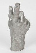 LEITZ: Rare Leitz hand statuette display stand for Leica CL camera, with 'Leitz Wetzlar' in raised lettering on the wrist. - 3