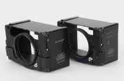 LEITZ: Two circa 1949 Leica SOOPD lens hoods.&nbsp;(2 items)