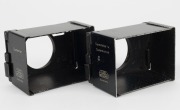 LEITZ: Two circa 1949 Leica SOOPD lens hoods.&nbsp;(2 items) - 2
