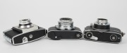 KODAK: Three circa 1959 35mm cameras - one Colorsnap 35 [#333799], one Retinette IIA [#82308], and one Automatic 35 [#084612]. (3 cameras) - 5