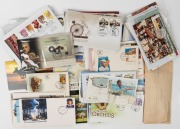Modern accumulation, mainly Australian FDCs&nbsp;to recent, and some mint stamps, incl 2013 Holey Dollar & Dump PNC; also noted some Israel stamps and covers.