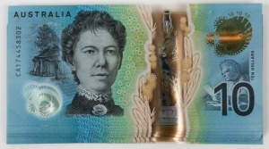 TEN DOLLARS, Lowe/Fraser (2017) (R.326) AB and CA Prefixes, (44), Uncirculated.