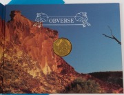 TWO HUNDRED DOLLARS, 1989 $200 gold "The Pride of Australia - Frilled Neck Lizard", uncirculated; in original pack. - 2
