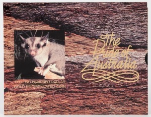TWO HUNDRED DOLLARS, 1993 $200 gold "The Pride of Australia - Squirrel Glider", uncirculated; in original pack.