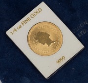 1987 $25 "Gold Nugget" 1/4 ounce proof depicting the "Golden Eagle". - 3