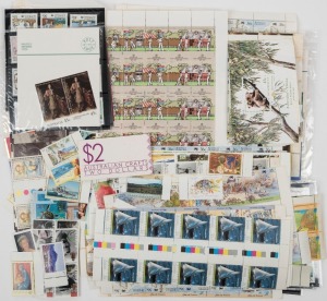 1980 - 1995 issues in singles, blocks and part sheets; values to $2.50. (100s), FV: $550+.