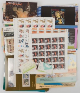 1970s-90s accumulation, includes complete sheets, booklets, P.O.Packs; values to $10. (100s). FV: $700+.