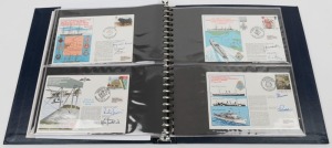 GREAT BRITAIN - Postal History: NAVAL & MILITARY HISTORY: A collection of 1981 - 1988 anniversary and special event covers; all signed by associated dignitaries. Noted Sir Desmond Cassidi on a 1981 Royal Wedding cover; Sir Peter Scott and D.M. Eckersley M