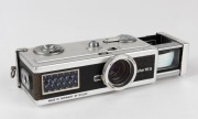 FRANKE & HEIDECKE: Rollei&nbsp;16S&nbsp;subminiature&nbsp;camera&nbsp;[#2745344] with snakeskin&nbsp;leather body, circa 1970, with Tessar&nbsp;25mm f2.8 lens [#4124960].