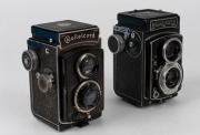 FRANKE & HEIDECKE: Two TLR cameras - one circa 1973&nbsp;Rolleicord&nbsp;Va&nbsp;[#1936530] with Xenar&nbsp;75mm f3.5 lens [#5748312], and one&nbsp;circa 1936 Rolleicord II with Triotar&nbsp;75mm f3.5 lens [#1804760]. (2 cameras)