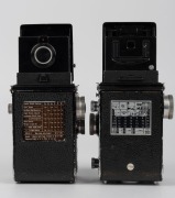 FRANKE & HEIDECKE: Two TLR cameras - one circa 1973&nbsp;Rolleicord&nbsp;Va&nbsp;[#1936530] with Xenar&nbsp;75mm f3.5 lens [#5748312], and one&nbsp;circa 1936 Rolleicord II with Triotar&nbsp;75mm f3.5 lens [#1804760]. (2 cameras) - 5