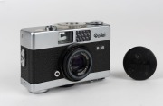 FRANKE & HEIDECKE: Rollei&nbsp;B35 compact camera, circa 1978, with Triotar&nbsp;40mm f3.5 lens [#5406928] and plastic lens cap.