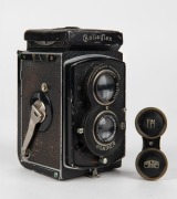 FRANKE & HEIDECKE: Various&nbsp;Rollei&nbsp;lenses and lens attachments in their original boxes and leather pouches, including two Proxar&nbsp;2 [#554791 & #579523], Rolleinar 1 RIII, Rolleinar 2 RI and RII, Rolleinar 3 RIII, Rolleiparkeil 2, and two Rolleigrids. (8 ite - 2
